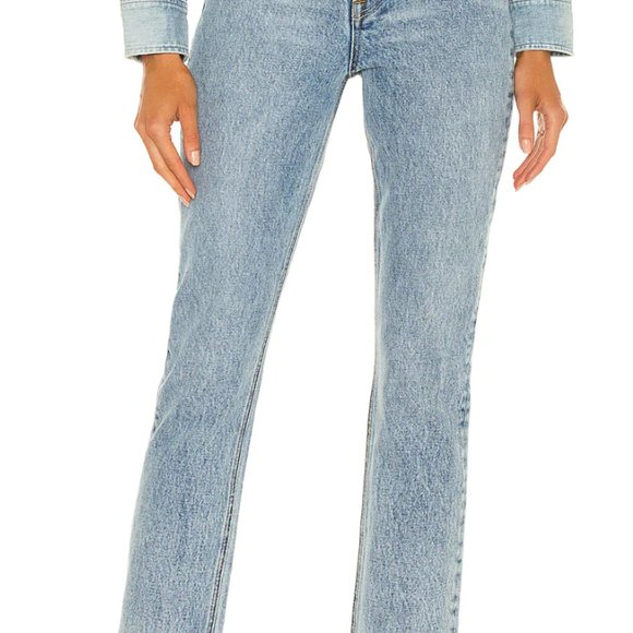 GRLFRND Karolina High Rise Straight Crop - Picture 2 of 3